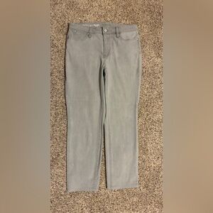 Talbots Flawless Gray Curvy Slim Ankle Jeans